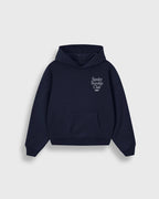 Sunday Worship Club Navy Blue Oversized Heavyweight Hoodie | Peace® ODMPOD