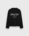Child of God Longsleeve Loose Fit Tee Black | Peace®