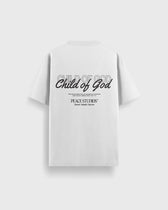 Child of God White Heavyweight Loose Fit Tee | Peace® PEACE STORE