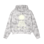 Heaven’s Passion Dirty Washed Boxy Zip-up Fleece Hoodie | Peace® PEACE STORE