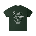 Kids Tee Sunday Worship Club Green | Peace® PEACE STORE