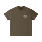 Kids Tee Sunday Worship Club Brown | Peace® PEACE STORE