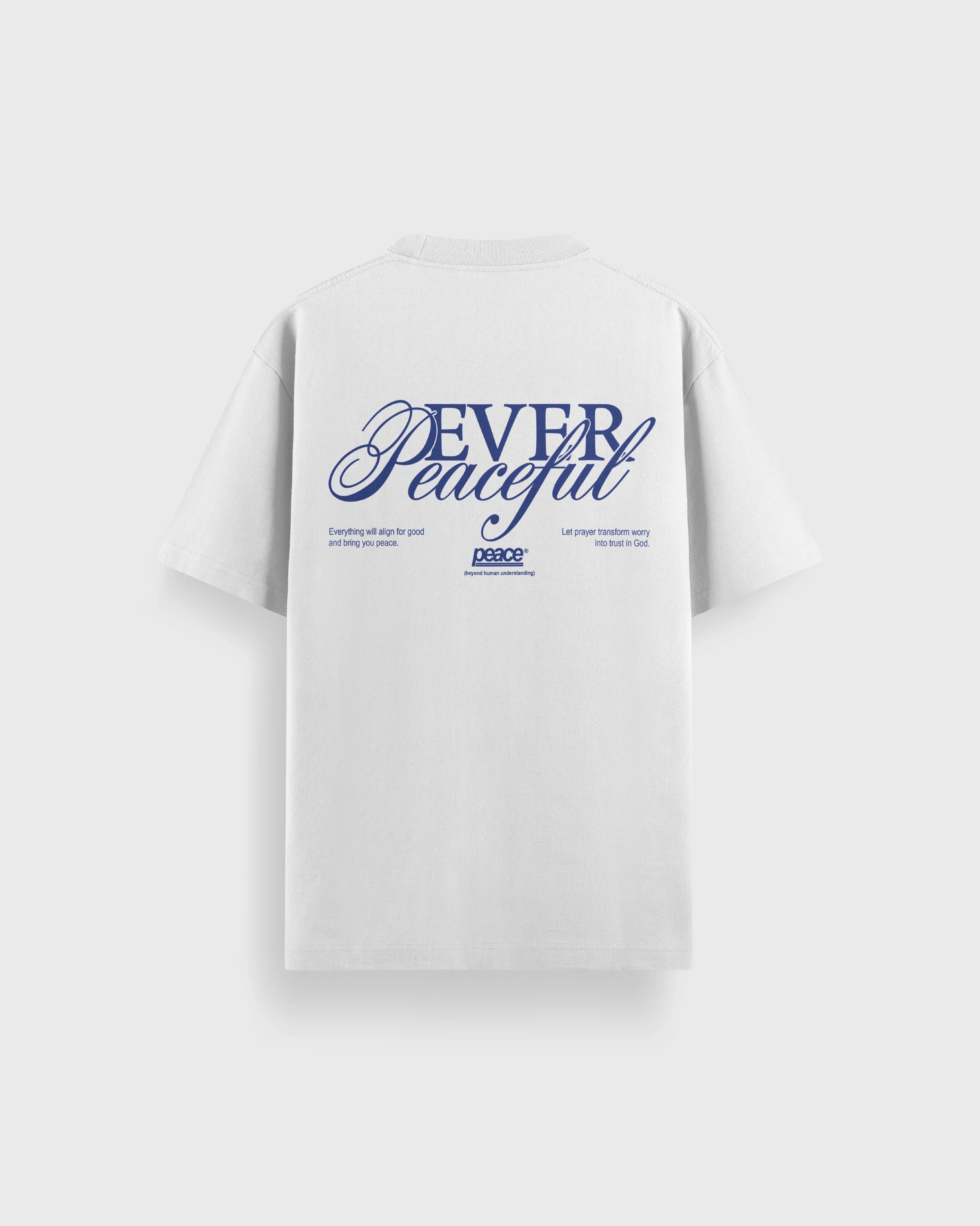 Ever Peaceful White Loose Fit Tee | Peace®