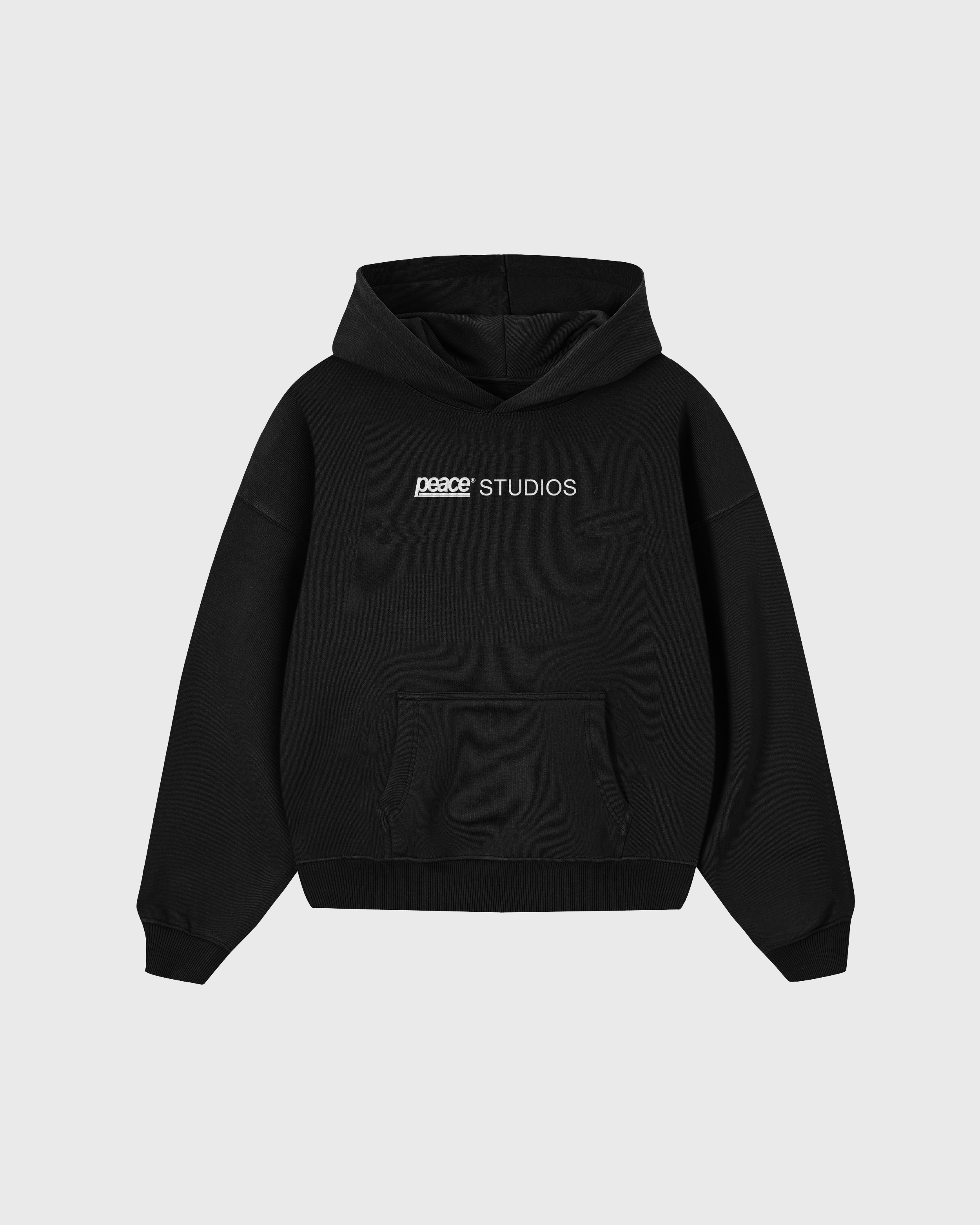 Peace® Studios Signature Black Oversized Hoodie