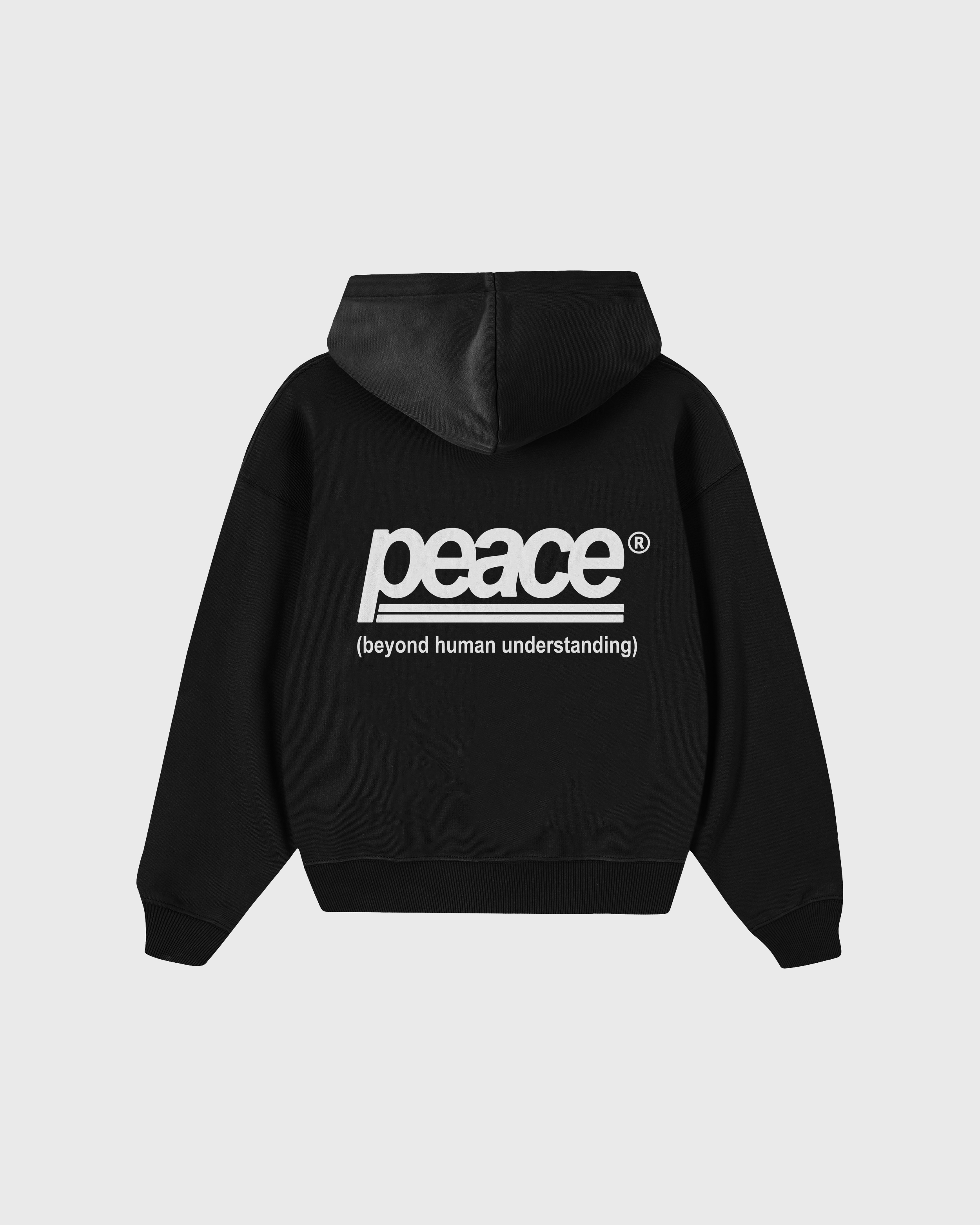 Peace® Studios Signature Black Oversized Hoodie