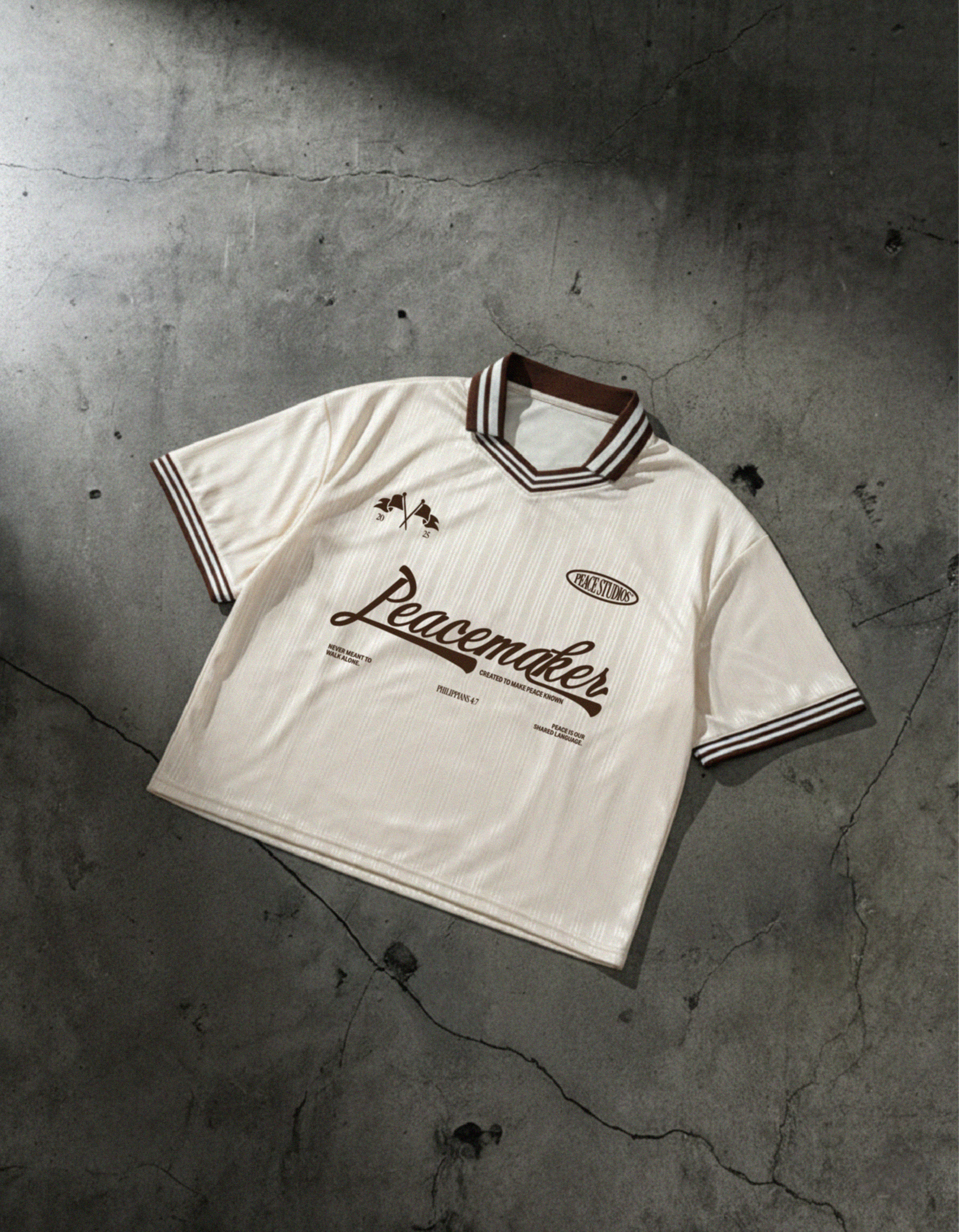 Peacemaker Contrast Stripes Polo Collar T-Shirt | Peace®