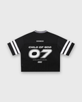 Child of God Vintage Black Varsity-Inspired Boxy Tee | Peace®