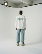 Know Jesus, Know Peace Signature White Striped Collar Sweatshirt | Peace®