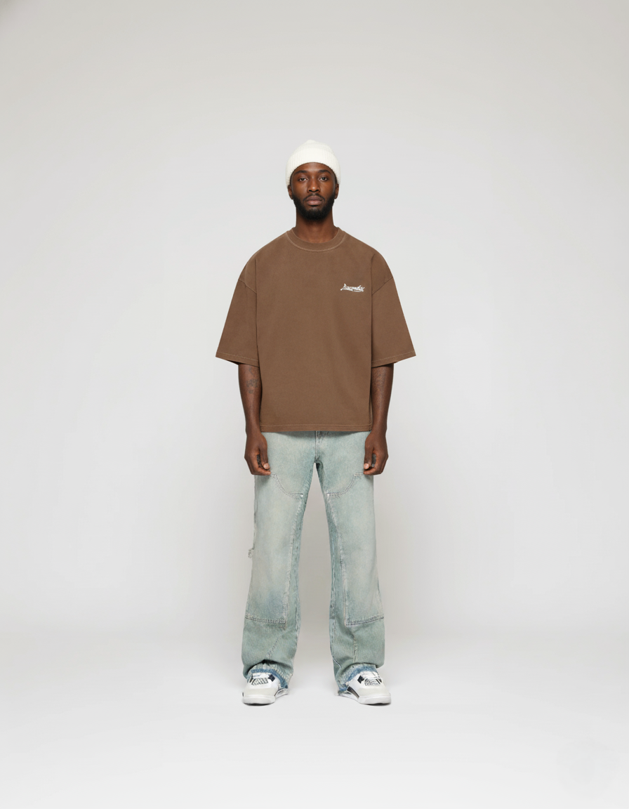 Peacemaker Boxy Tee Coffee | Peace®