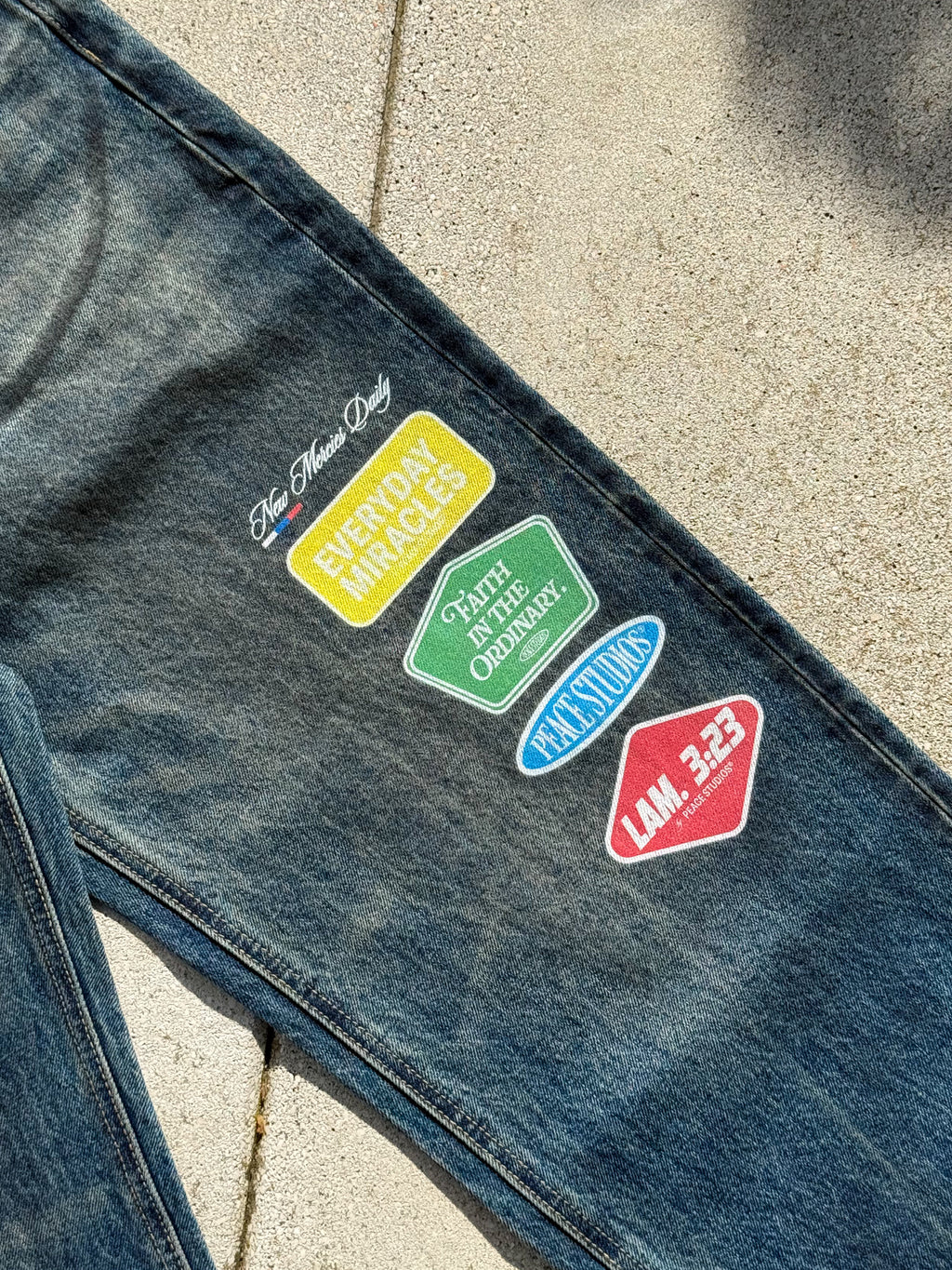Everyday Miracles Vintage Wash Baggy Jeans| Peace®