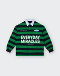 Everyday Miracles Green Stripe Polo Shirt | Peace®