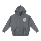 Jesus Walks With Us Gray Oversized Heavyweight Hoodie | Peace® ODMPOD