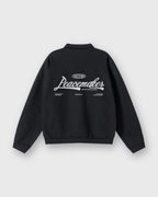 Peacemaker Heavyweight Black Fleece Polo Sweatshirt | Peace®