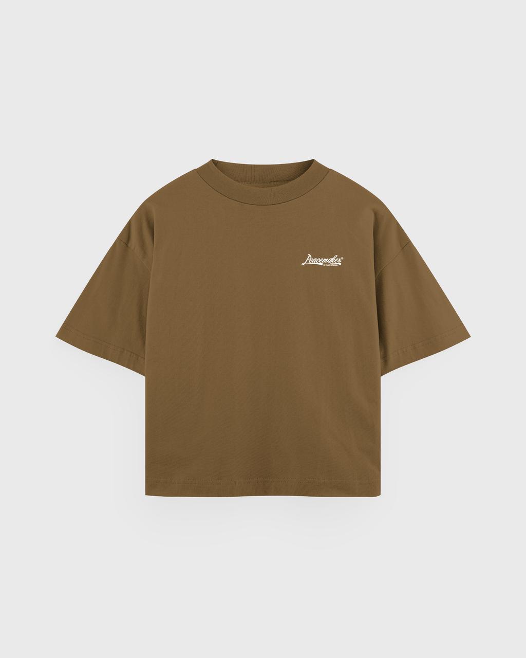 Peacemaker Boxy Tee Coffee | Peace®