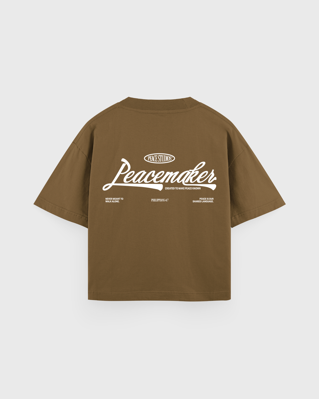 Peacemaker Boxy Tee Coffee | Peace®