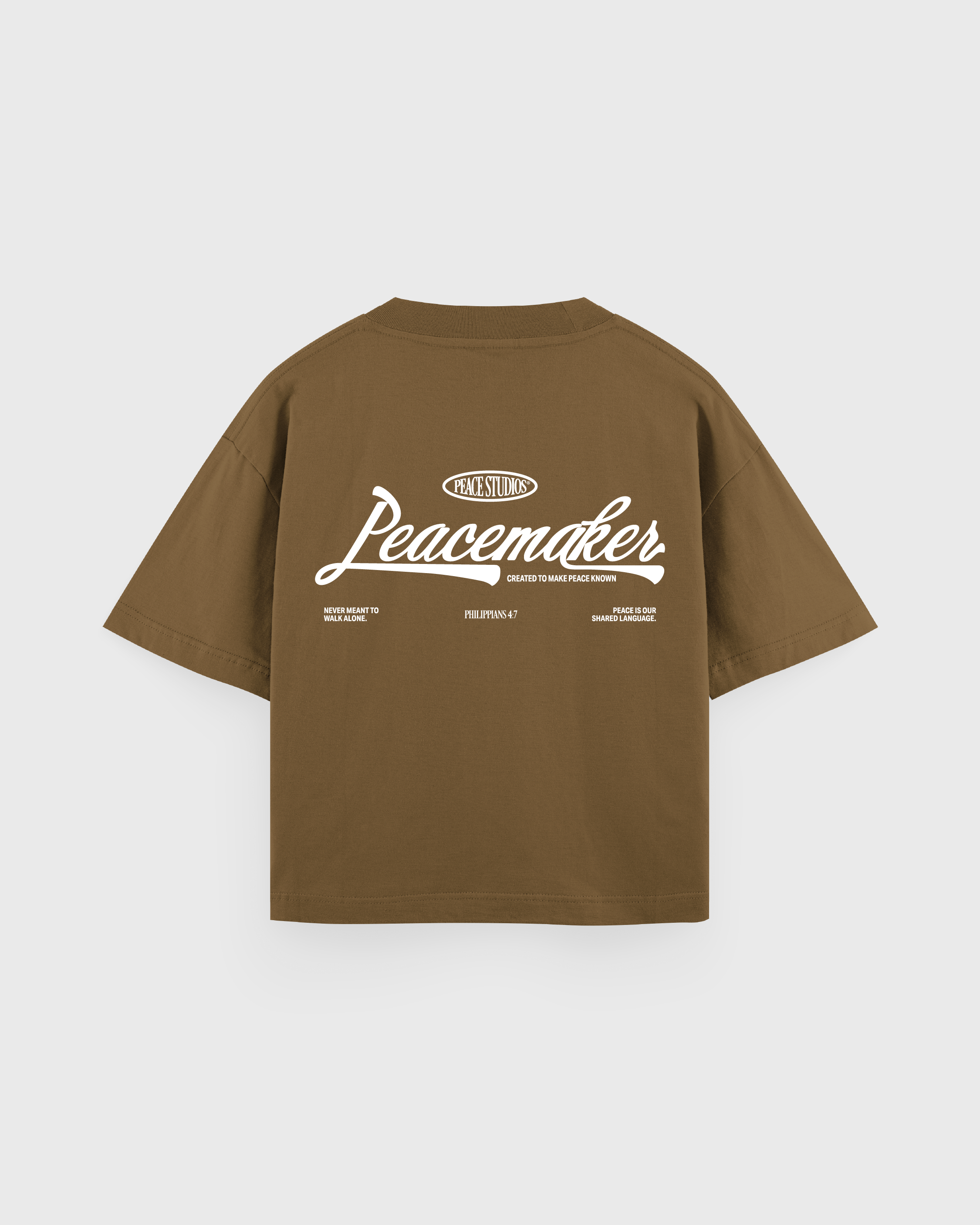 Peacemaker Boxy Tee Coffee | Peace®