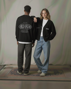 Child of God II Black Essential Heavyweight Sweat Cardigan | Peace®