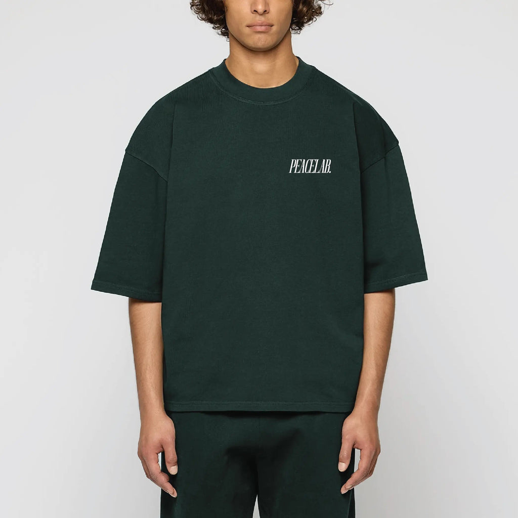 Peace Lab Original Green Loose Fit Tee | Peace® ODMPOD