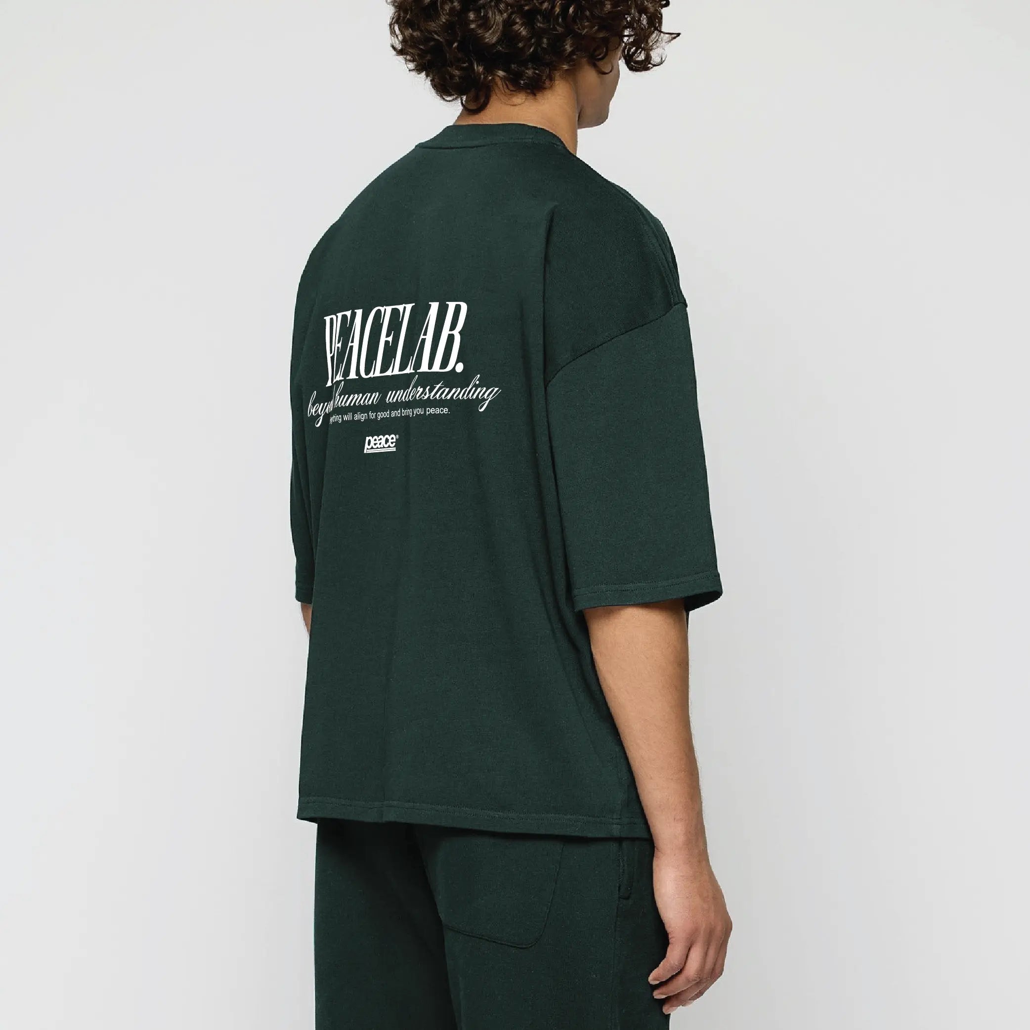 Peace Lab Original Green Loose Fit Tee | Peace® ODMPOD