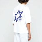 Official Peace Star White Loose Fit Tee | Peace® ODMPOD