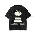 Heaven’s Passion Black Acid Washed Oversized Tee | Peace® PEACE STORE