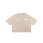 Heaven’s Passion Frayed Boxy Tee Wash Beige | Peace® PEACE STORE