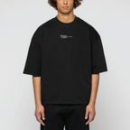 PEACE © 2025 Black Oversized Heavyweight Tee PEACE STORE