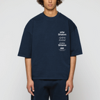 Shalom Basic Blue Loose Fit Tee | Peace® PEACE STORE