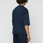 Shalom Basic Blue Loose Fit Tee | Peace® PEACE STORE