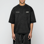 Heaven’s Passion Black Acid Washed Oversized Tee | Peace® PEACE STORE