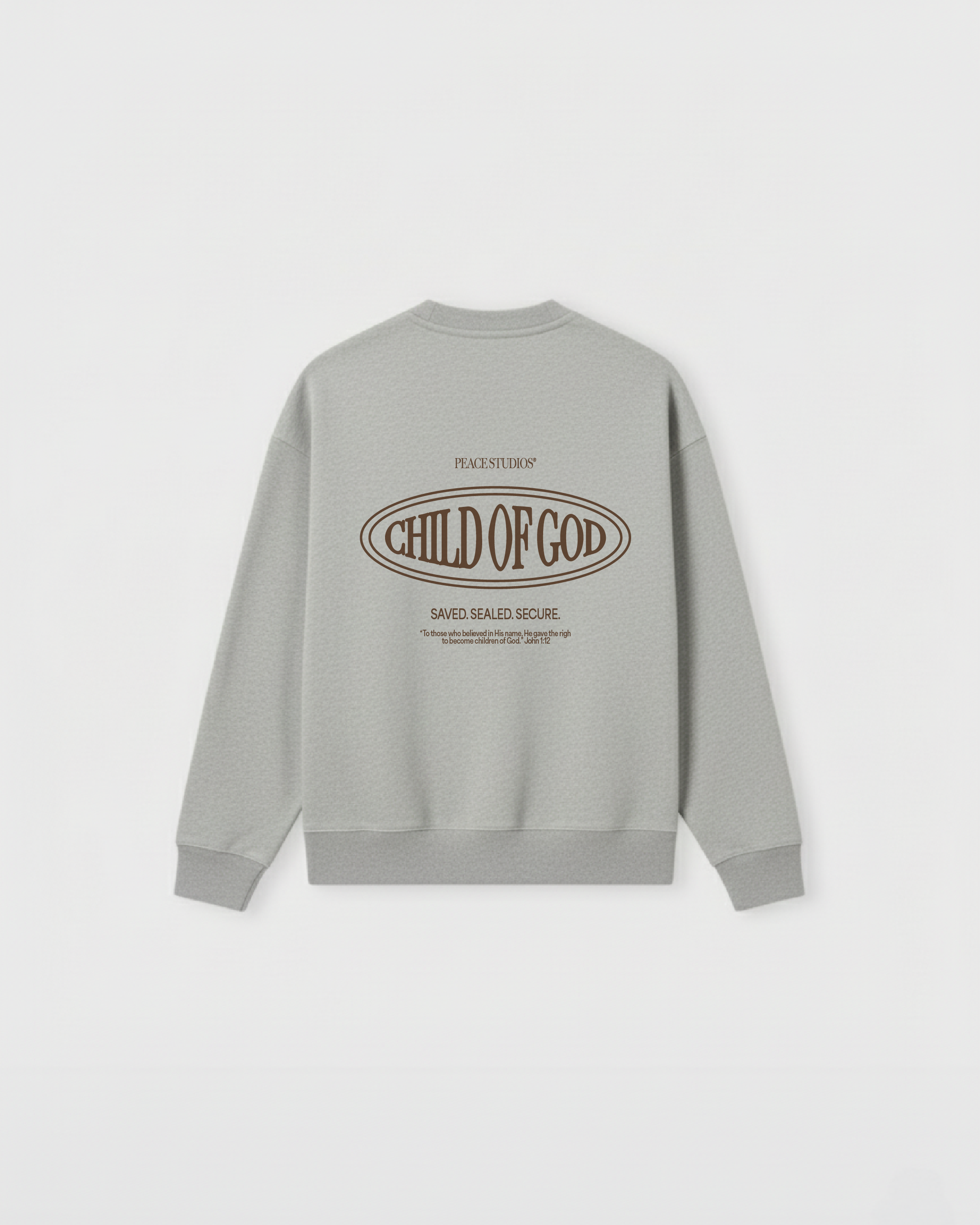 Child of God II Gray Heavyweight Essential Sweatshirt | Peace®