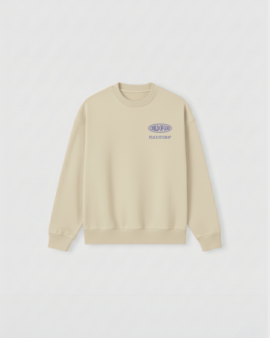 Child of God II Beige Heavyweight Essential Sweatshirt | Peace®