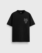 Sunday Worship Club Black Loose Fit Heavyweight Tee | Peace® ODMPOD