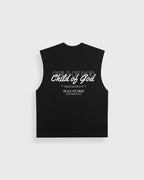 Child of God Black Raw Edge Tank Top | Peace®