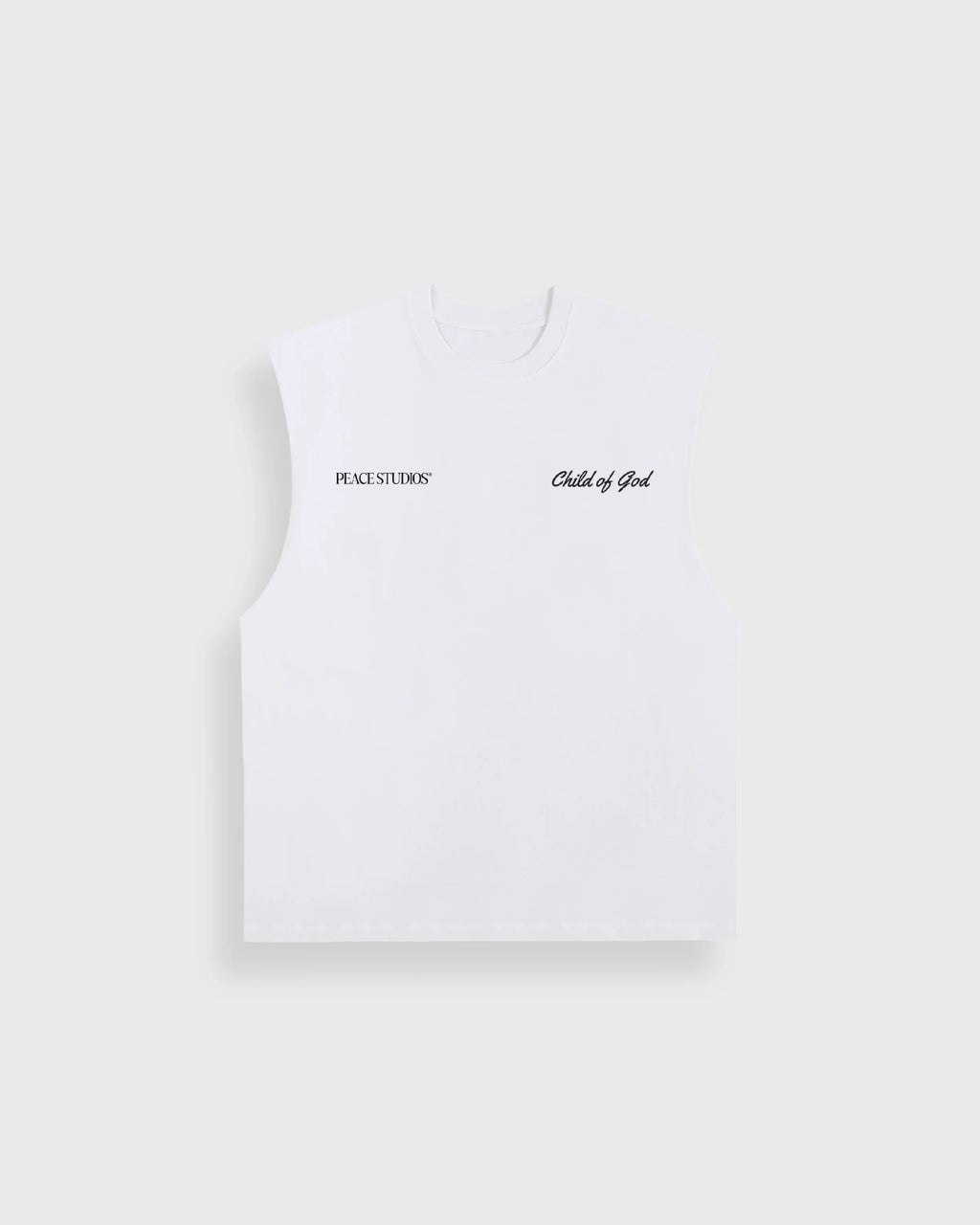 Child of God White Raw Edge Tank Top | Peace®