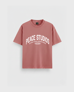 Peace® Studios Premium Enzyme-Washed Loose Fit Tee | Vintage Red