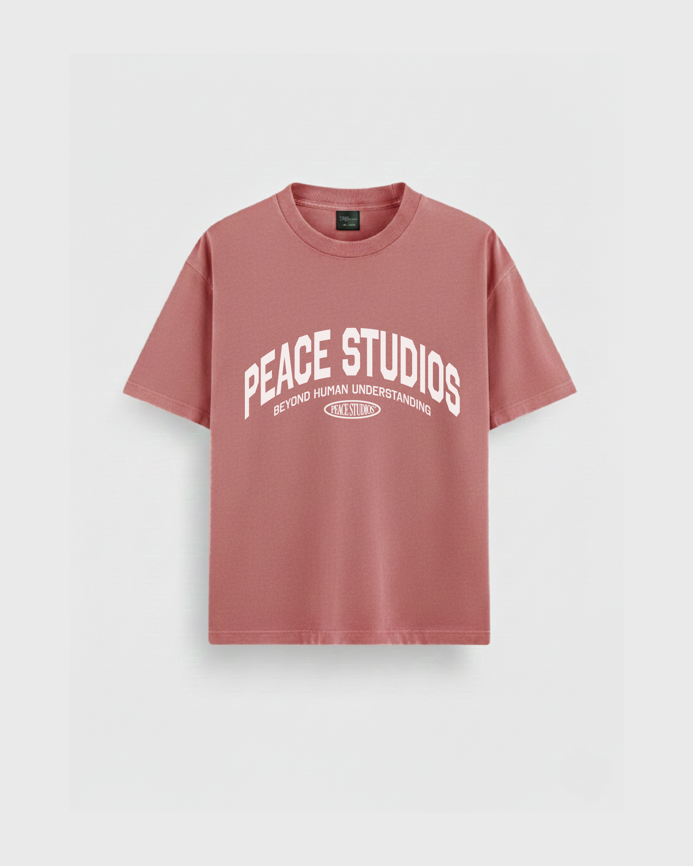 The Signature Red Washed Loose Fit Tee | Peace®