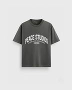 Peace® Studios Premium Enzyme-Washed Loose Fit Tee | Vintage Black