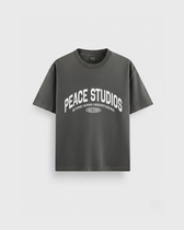 Peace® Studios Premium Enzyme-Washed Loose Fit Tee | Vintage Black