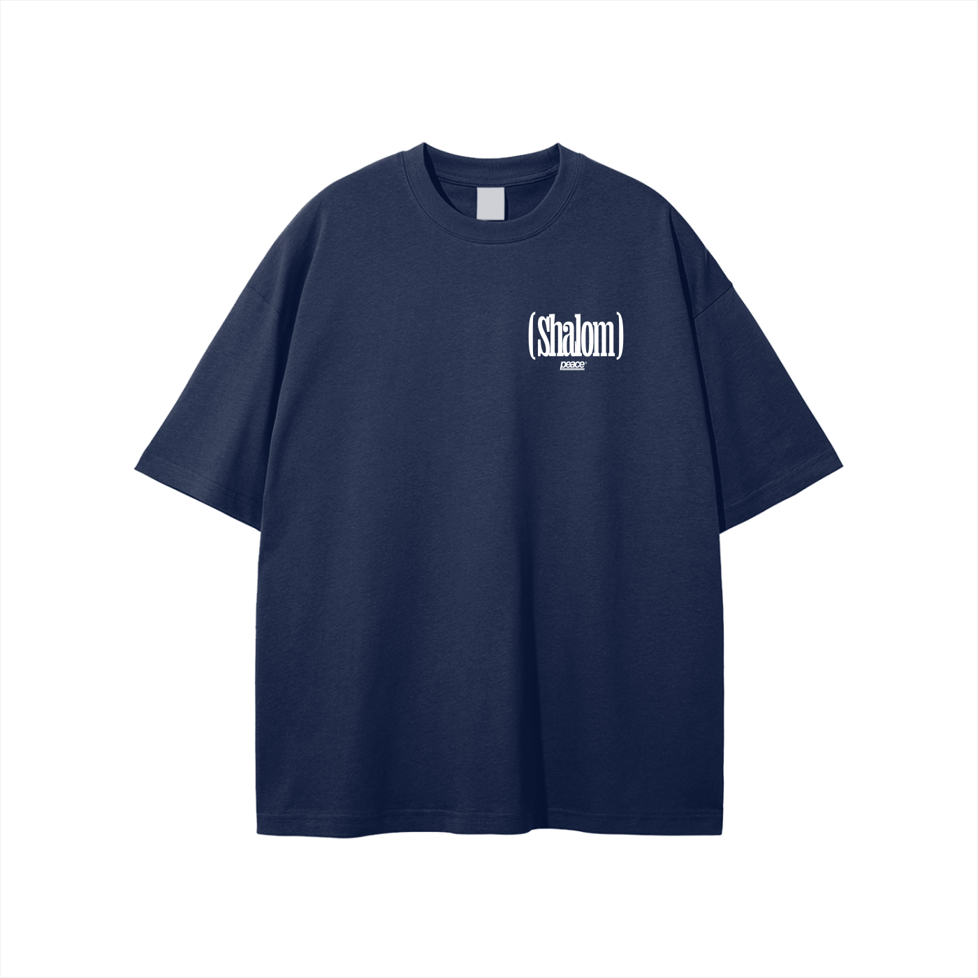 Shalom Official Blue Loose Fit Tee | Peace® PEACE STORE