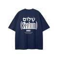Shalom Official Blue Loose Fit Tee | Peace® PEACE STORE