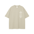 Shalom Basic Beige Loose Fit Tee | Peace® PEACE STORE