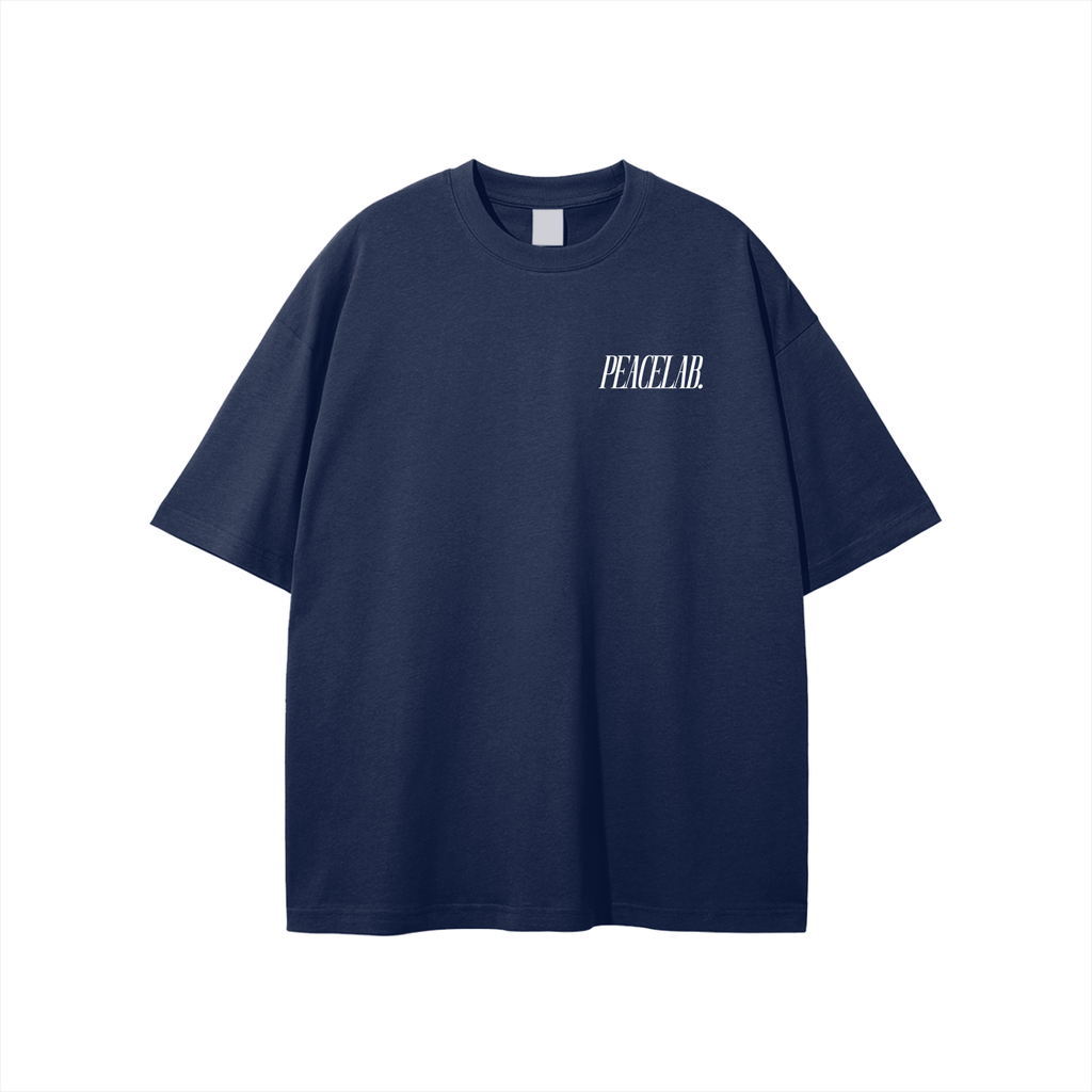 Peace Lab Original Blue Loose Fit Tee | Peace® ODMPOD