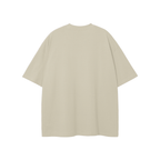 Shalom Basic Beige Loose Fit Tee | Peace® PEACE STORE
