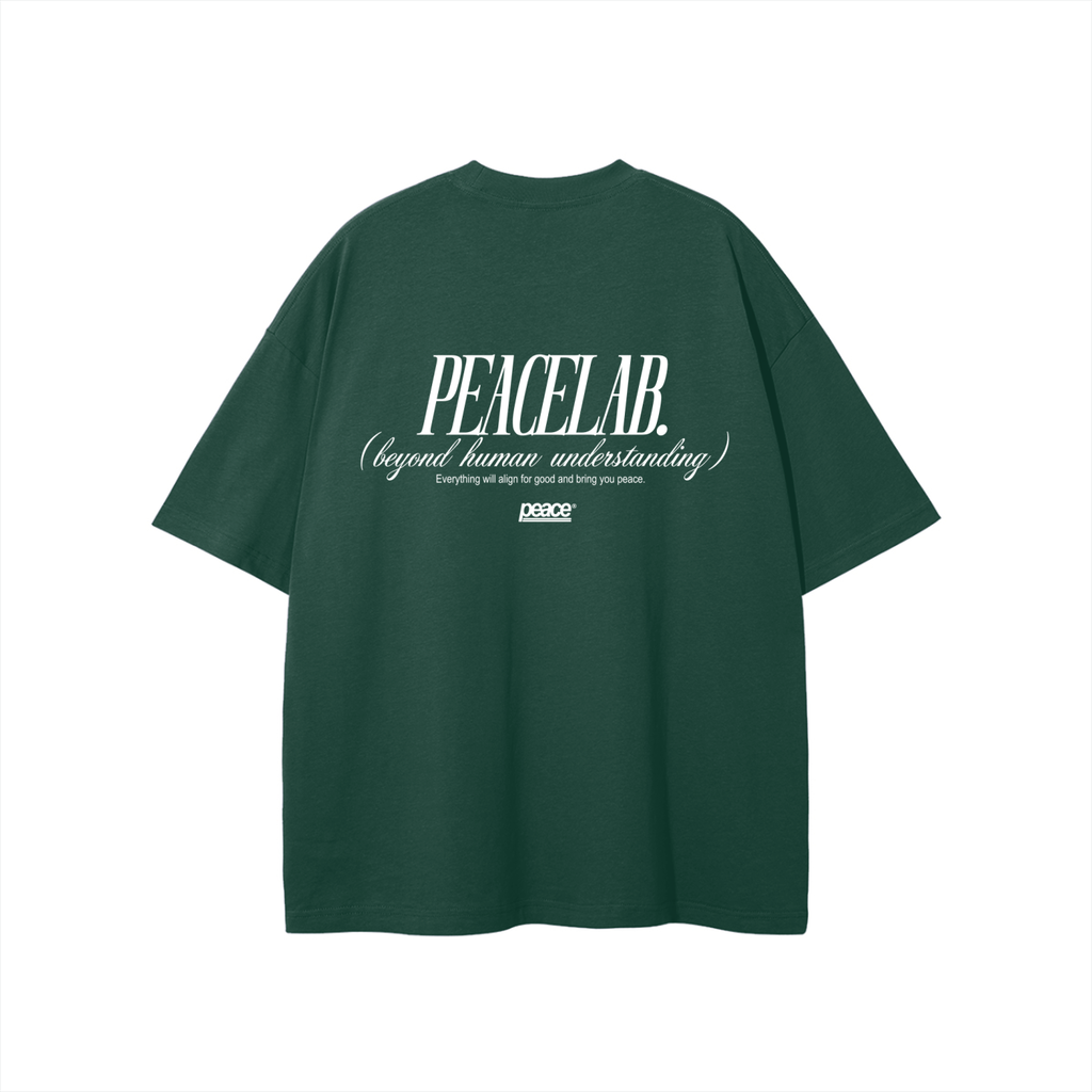 Peace Lab Original Green Loose Fit Tee | Peace® ODMPOD