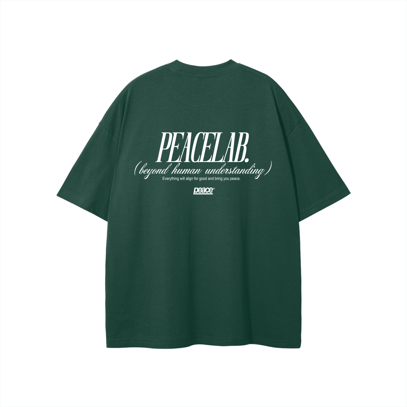 Peace Lab Original Green Loose Fit Tee | Peace® ODMPOD