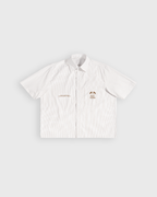 Know Jesus, Know Peace Oversized White Stripe Boxy Shirt | Peace®