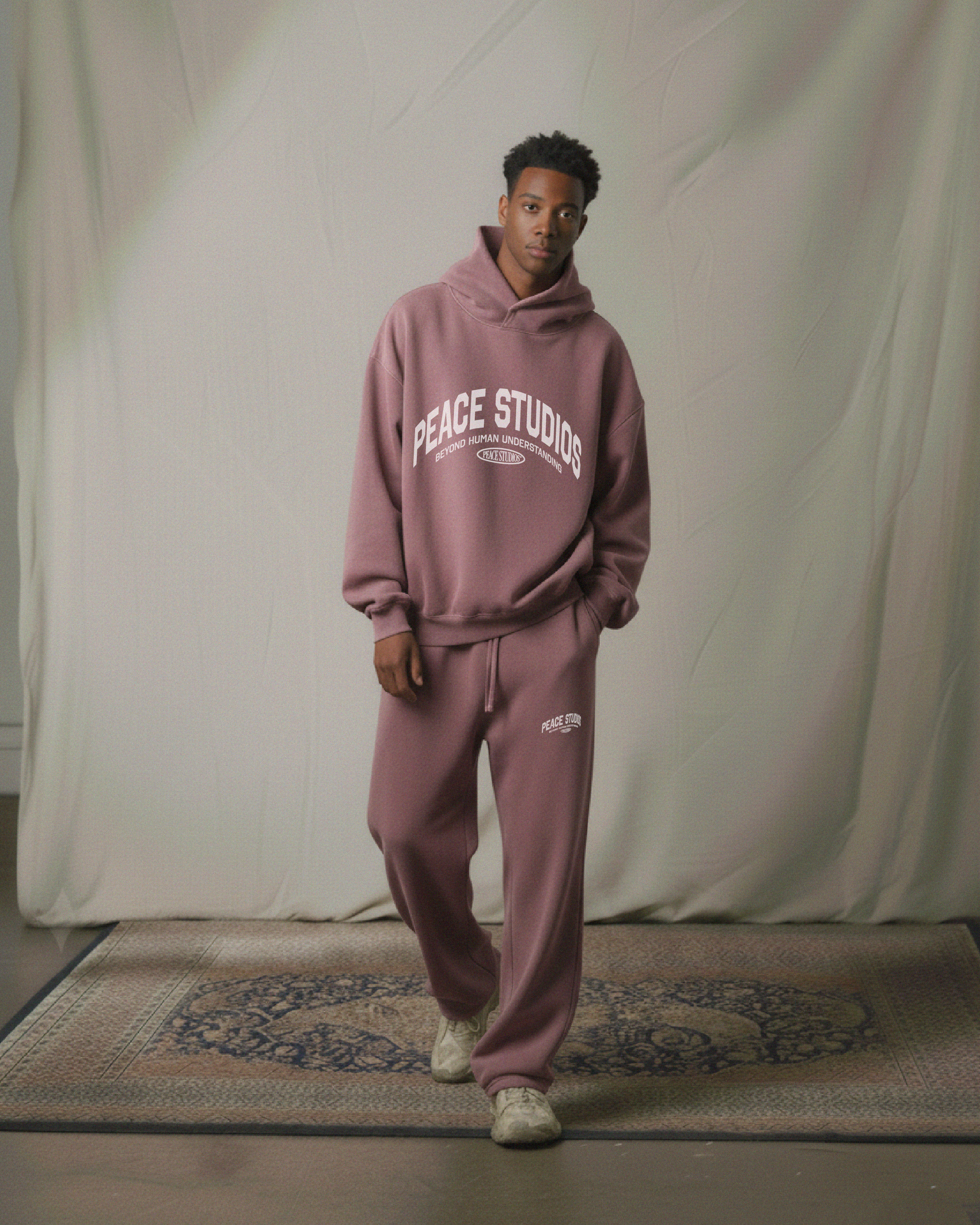 The Signature Collection Peace® Red Straight Leg Sweatpants