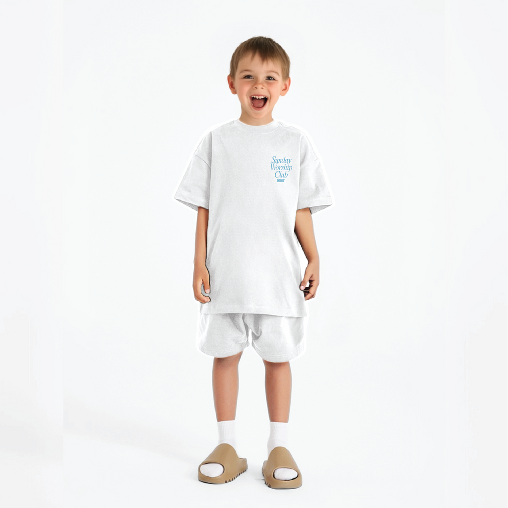 Kids Tee Sunday Worship Club White | Peace® PEACE STORE