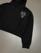 Sunday Worship Club Premium Black Boxy Hoodie | Peace®